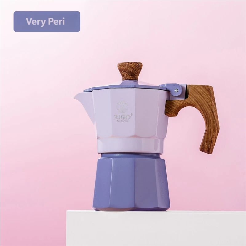 zigo moka pot user single valve cup dopamine coffee pot Italian  Espresso Extraction Coffee Equipment