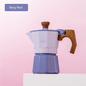 zigo moka pot user single valve cup dopamine coffee pot Italian  Espresso Extraction Coffee Equipment