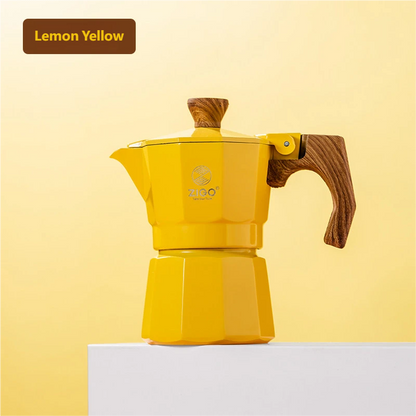 zigo moka pot user single valve cup dopamine coffee pot Italian  Espresso Extraction Coffee Equipment