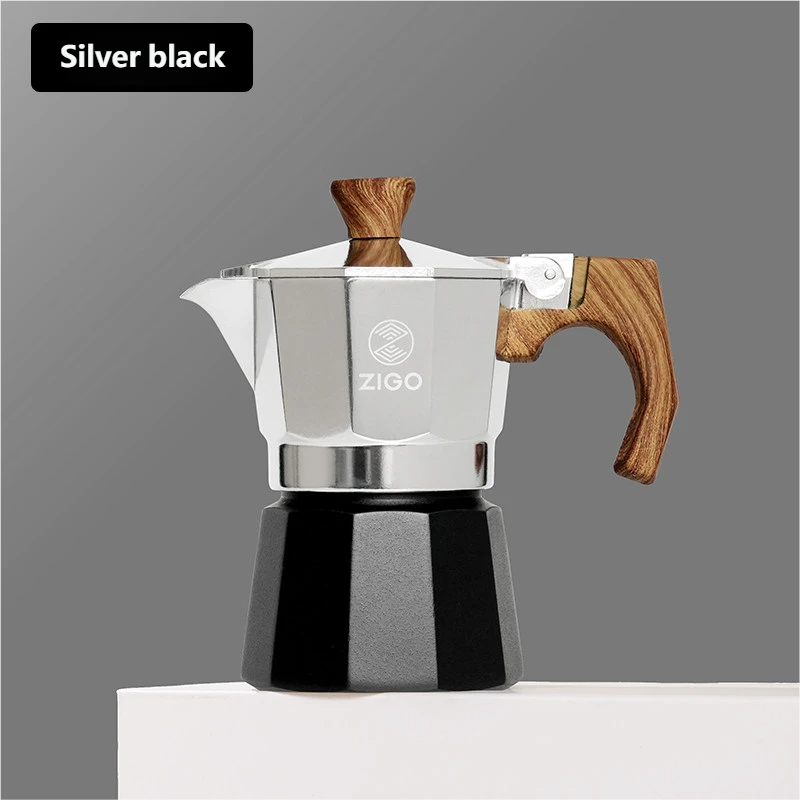 zigo moka pot user single valve cup dopamine coffee pot Italian  Espresso Extraction Coffee Equipment
