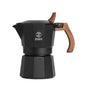 zigo Dual Valve Moka Pot Brewing Coffee Pot Utensils Home Portable Italian Extraction Hand Drip Coffee Machine Set Outdoor