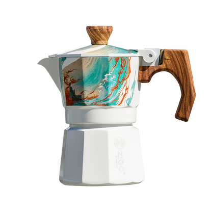 zigo moka pot user single valve cup dopamine coffee pot Italian  Espresso Extraction Coffee Equipment