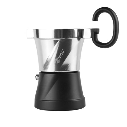 ZIGO Moka Pot Dual Valve Home Italian Espresso Machine Open Flame Coffee Pot Electric Ceramic Stove Set Z Kettle