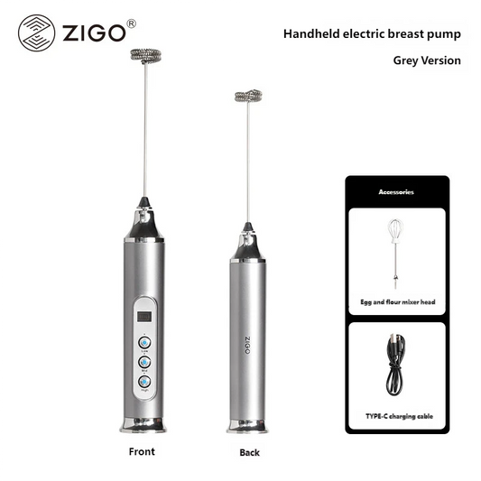 zigo Electric Milk Frothing Maker USB Coffee Milk Frother Household Milk Frothing Handheld Mixer Egg Whisk