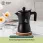 Zigo Ferrari Moka Pot Concentrated Extraction Espresso Coffee Pot Small Outdoor Amir Co-branded Model for Home Use