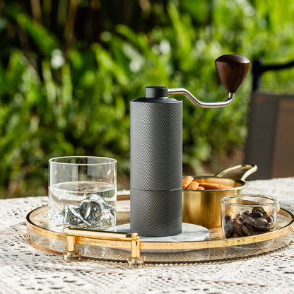 zigo Hand Crank Coffee Grinder Hand Grinder Portable Small CNC 6 Core Coffee Bean Grinder for Home