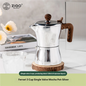 Zigo Ferrari Moka Pot Concentrated Extraction Espresso Coffee Pot Small Outdoor Amir Co-branded Model for Home Use