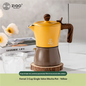 Zigo Ferrari Moka Pot Concentrated Extraction Espresso Coffee Pot Small Outdoor Amir Co-branded Model for Home Use