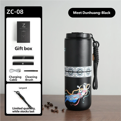 ZIGO Portable Coffee Machine Small Home Grinder Outdoor Electric Grinder Hand Drip Coffee Tumbler