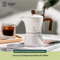 Zigo Ferrari Moka Pot Concentrated Extraction Espresso Coffee Pot Small Outdoor Amir Co-branded Model for Home Use