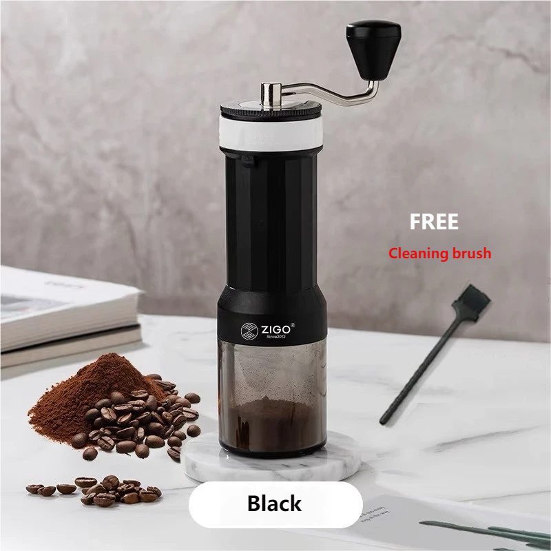 ZIGO Hand Grinder Coffee Grinder Manual Hand Grinder Coffee Grinder Portable 40 Levels Adjustable Thickness